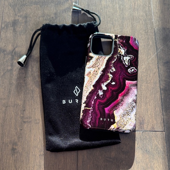 ❤️BURGA❤️Purple Skies Marble iPhone 12 Pro Phone Case - Tough - Picture 8 of 9